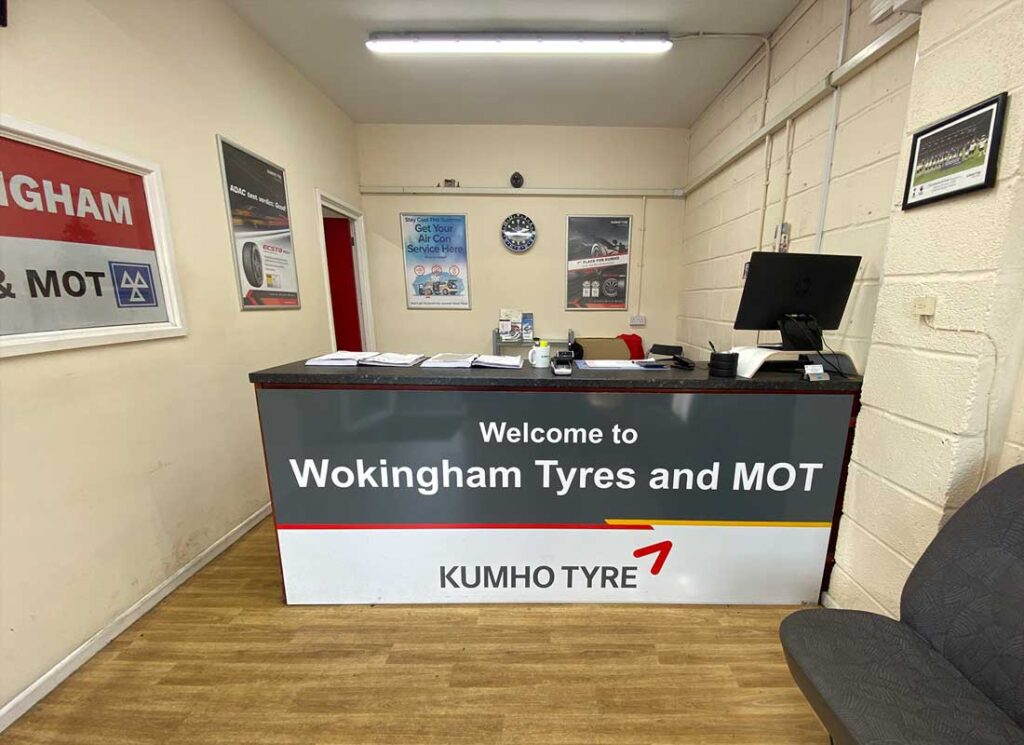 Reception at Wokingham Tyres